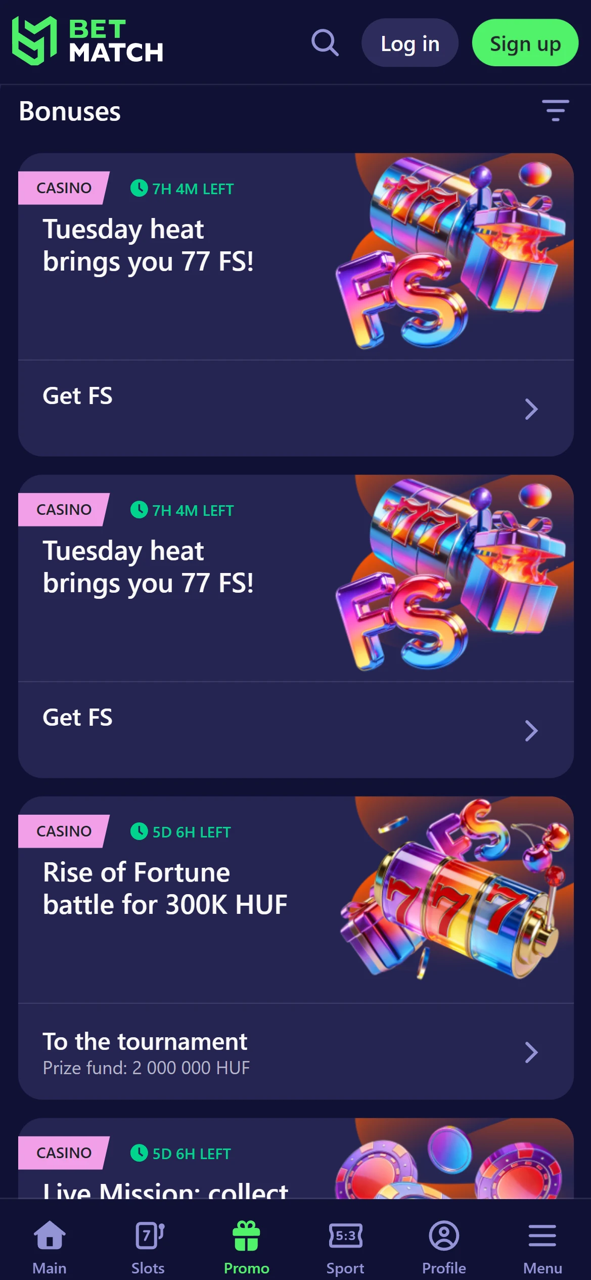 Betmatch Screenshot 3