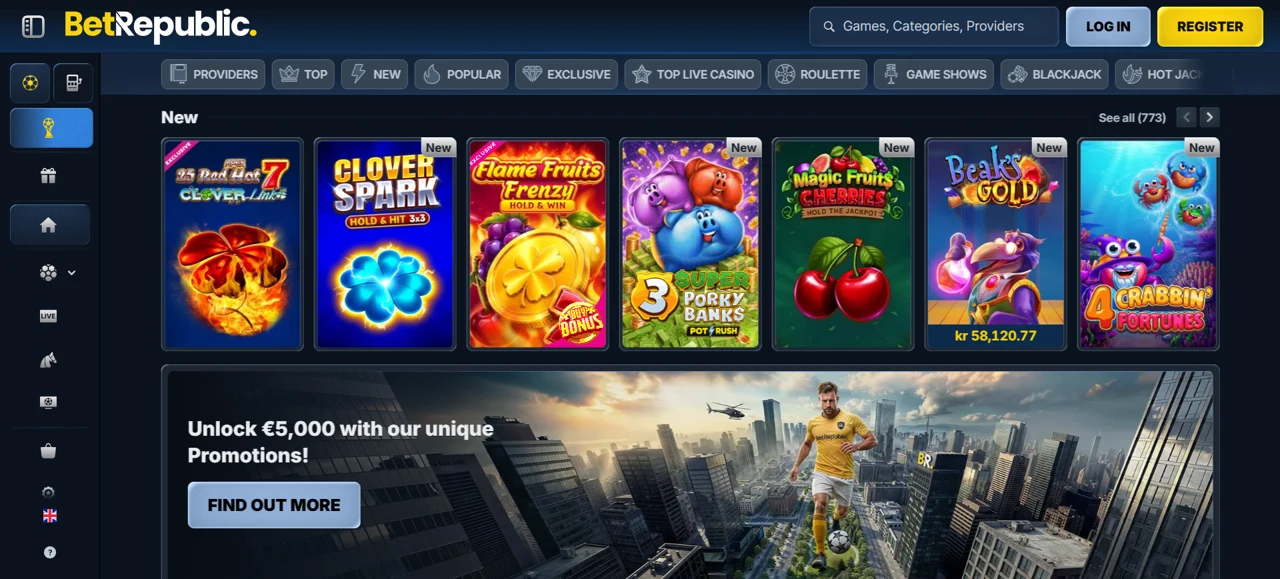 BetRepublic Screenshot 2