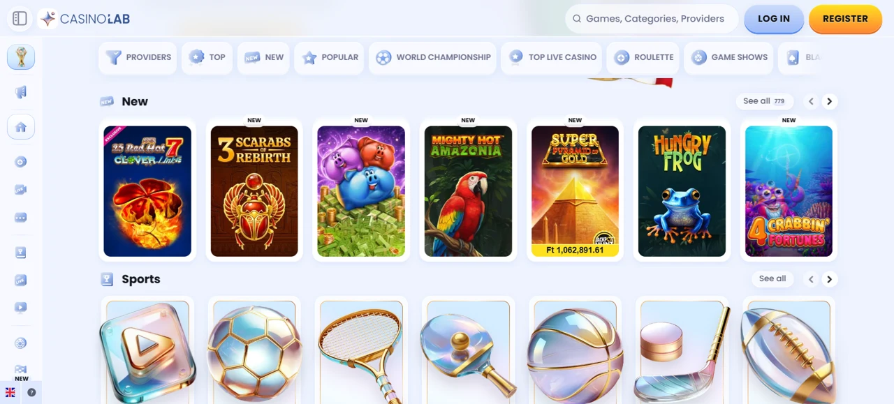 Casinolab Screenshot 2