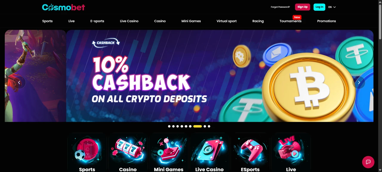 Cosmobet Screenshot 3