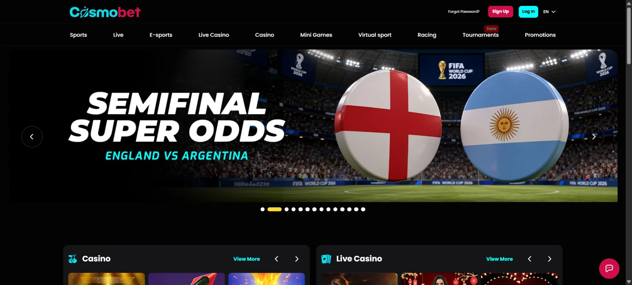 Cosmobet Screenshot 4