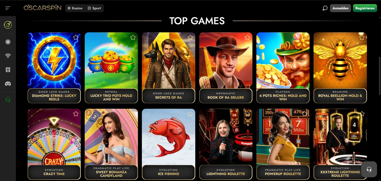 OscarSpin Screenshot 2