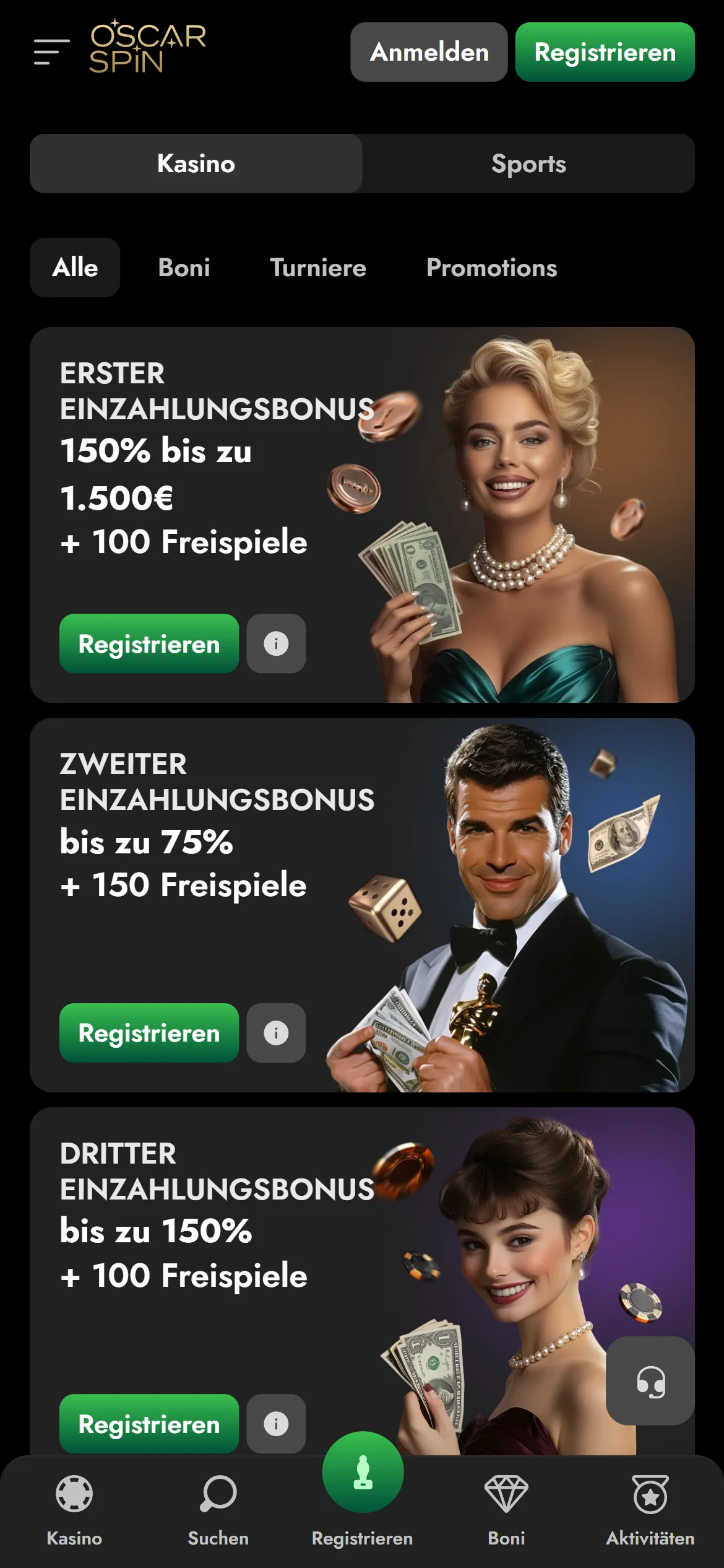 OscarSpin Screenshot 3