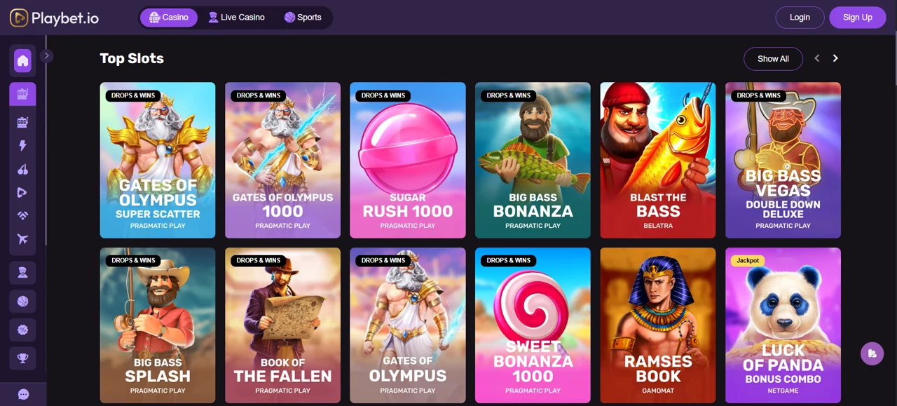 Playbet.io Screenshot 2
